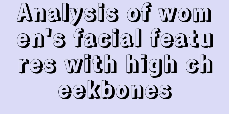 Analysis of women's facial features with high cheekbones