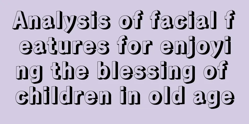 Analysis of facial features for enjoying the blessing of children in old age