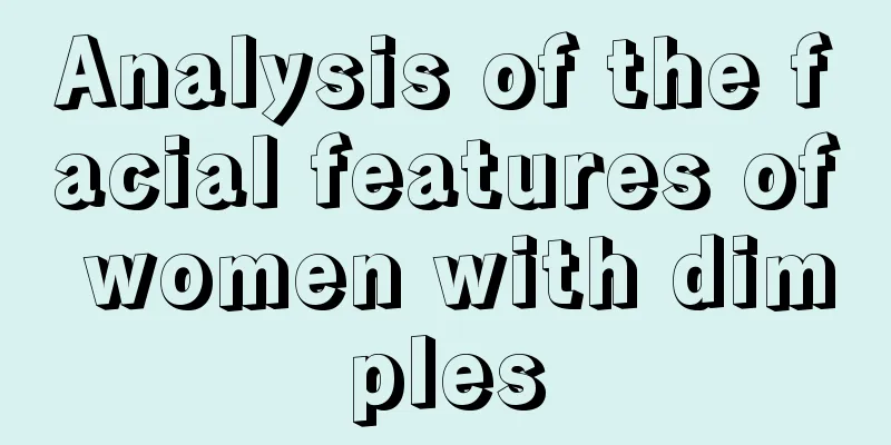 Analysis of the facial features of women with dimples