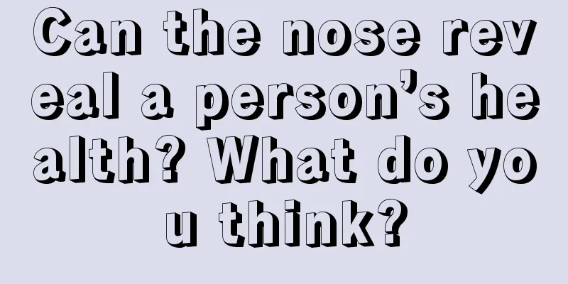 Can the nose reveal a person’s health? What do you think?