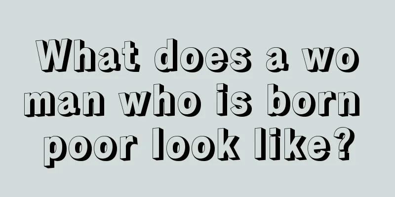 What does a woman who is born poor look like?