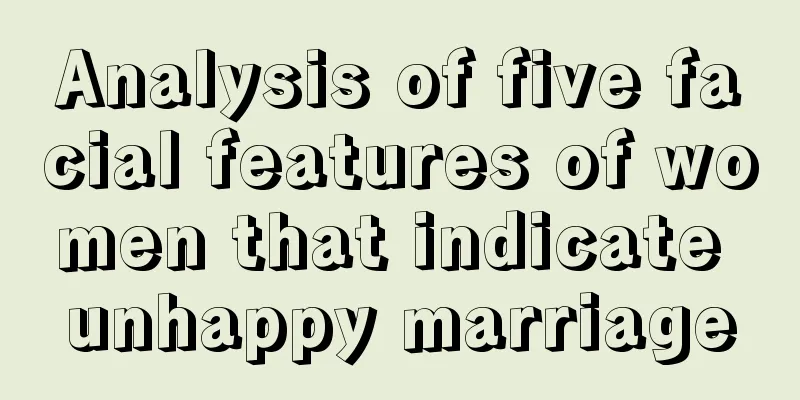 Analysis of five facial features of women that indicate unhappy marriage