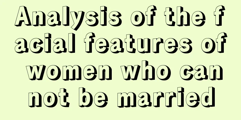 Analysis of the facial features of women who cannot be married