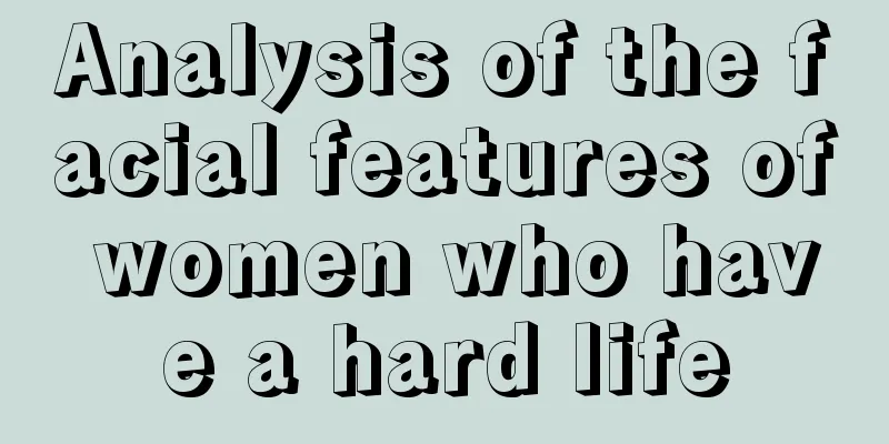 Analysis of the facial features of women who have a hard life