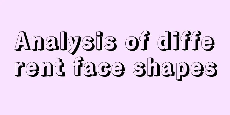 Analysis of different face shapes