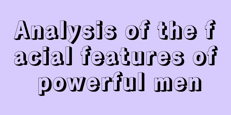 Analysis of the facial features of powerful men