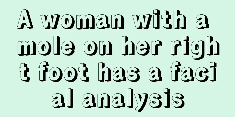 A woman with a mole on her right foot has a facial analysis