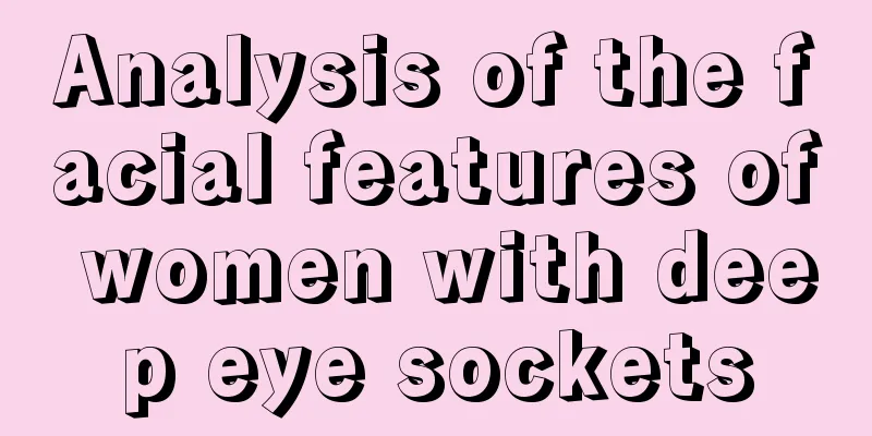 Analysis of the facial features of women with deep eye sockets