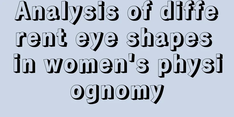 Analysis of different eye shapes in women's physiognomy