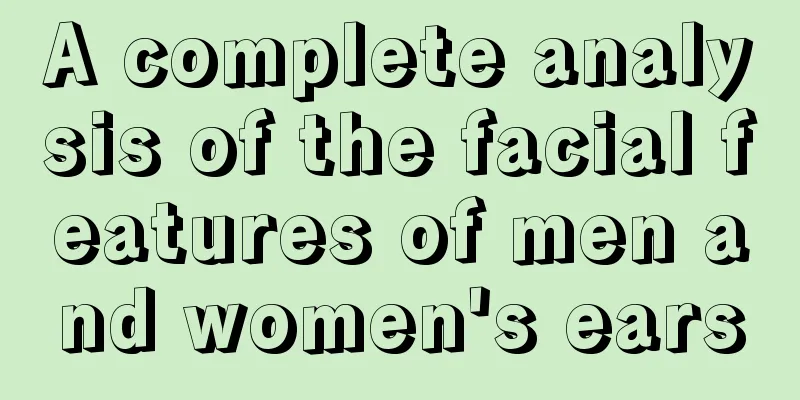 A complete analysis of the facial features of men and women's ears