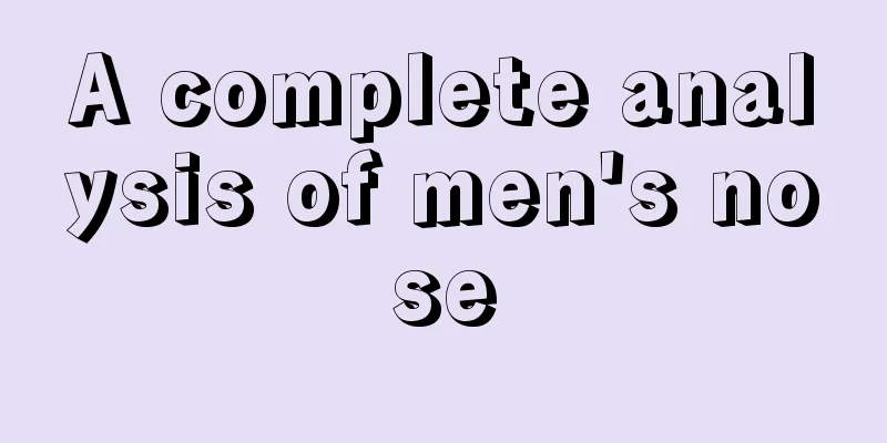 A complete analysis of men's nose