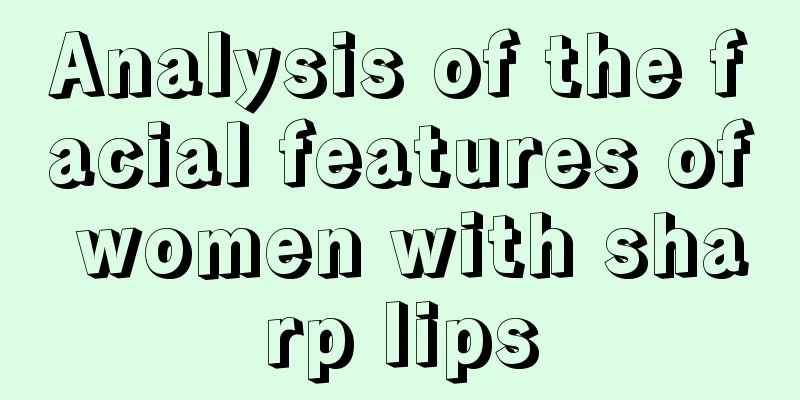 Analysis of the facial features of women with sharp lips