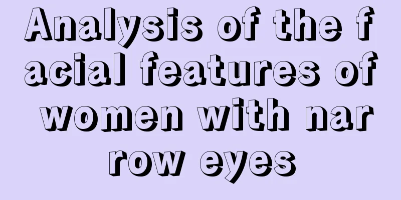 Analysis of the facial features of women with narrow eyes