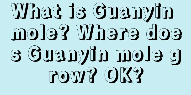 What is Guanyin mole? Where does Guanyin mole grow? OK?