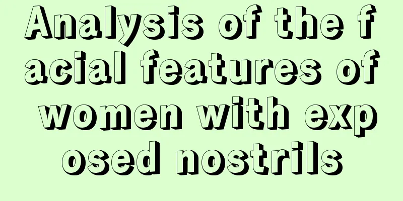 Analysis of the facial features of women with exposed nostrils