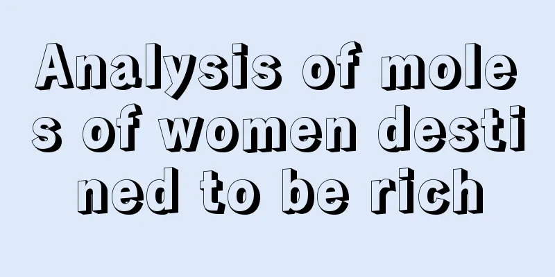 Analysis of moles of women destined to be rich