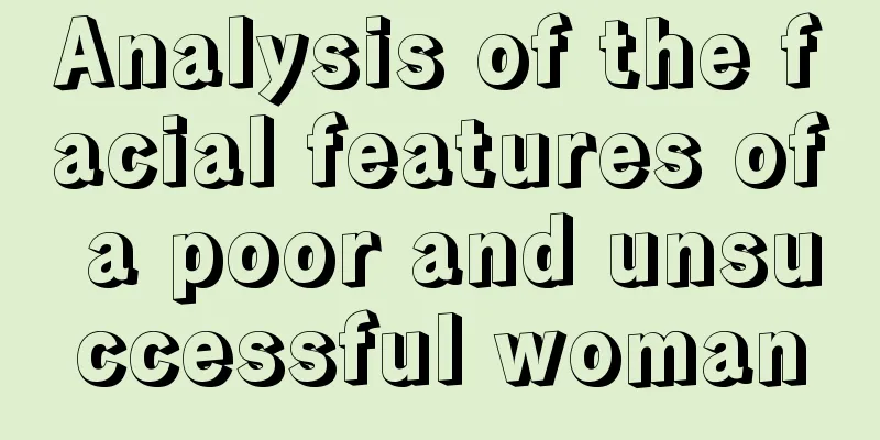Analysis of the facial features of a poor and unsuccessful woman