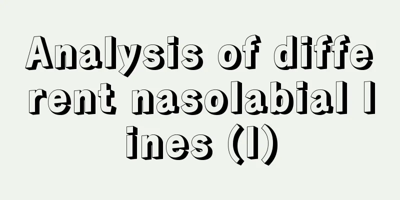 Analysis of different nasolabial lines (I)