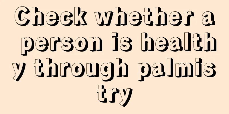 Check whether a person is healthy through palmistry
