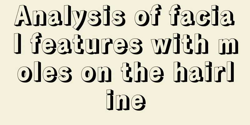 Analysis of facial features with moles on the hairline