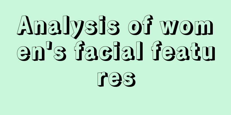 Analysis of women's facial features