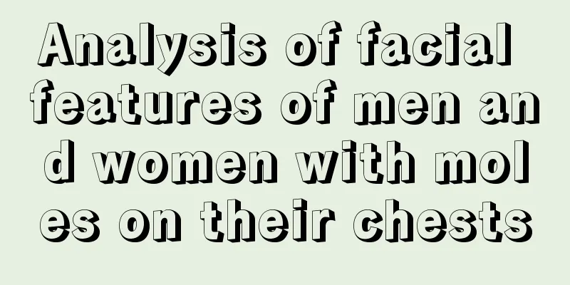 Analysis of facial features of men and women with moles on their chests
