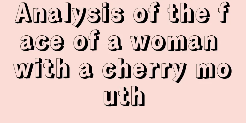 Analysis of the face of a woman with a cherry mouth