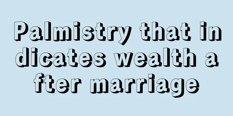 Palmistry that indicates wealth after marriage