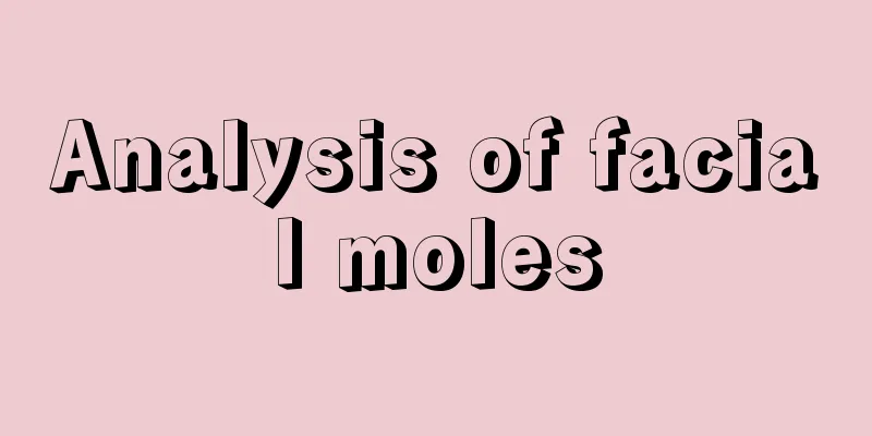 Analysis of facial moles