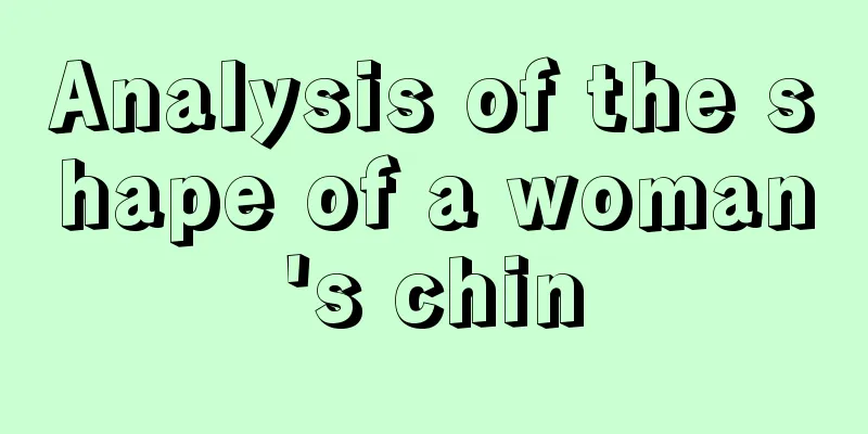 Analysis of the shape of a woman's chin
