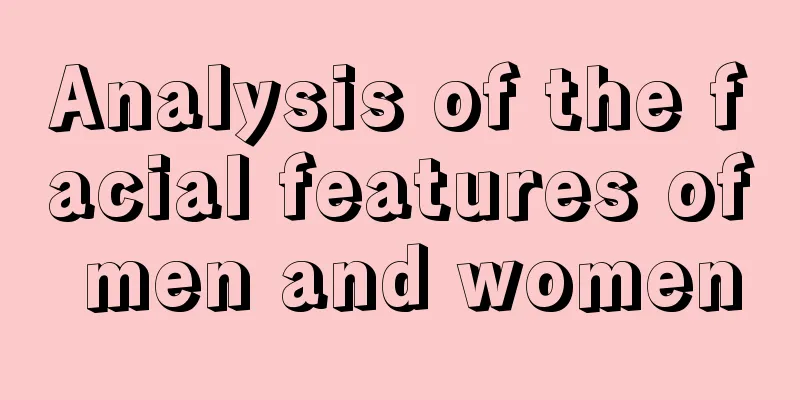 Analysis of the facial features of men and women