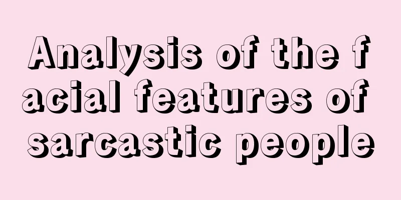 Analysis of the facial features of sarcastic people