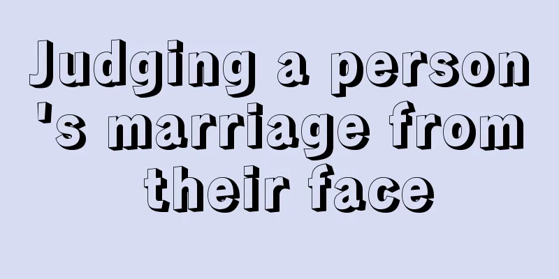 Judging a person's marriage from their face