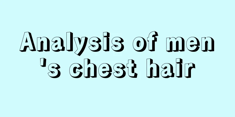 Analysis of men's chest hair