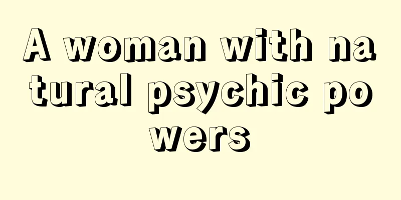 A woman with natural psychic powers