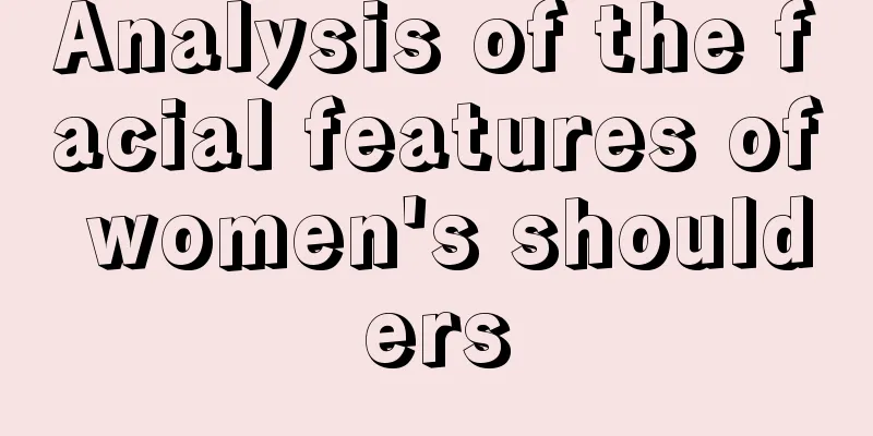 Analysis of the facial features of women's shoulders