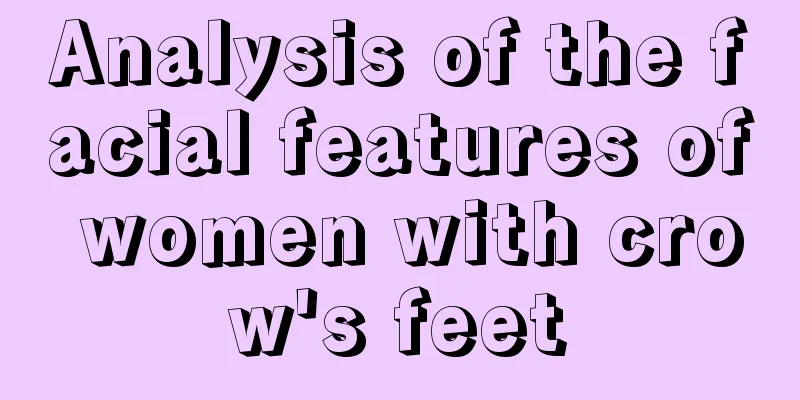 Analysis of the facial features of women with crow's feet