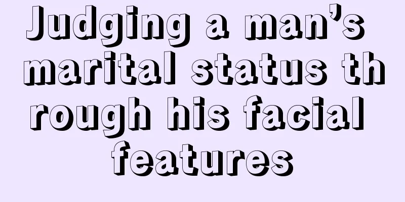 Judging a man’s marital status through his facial features