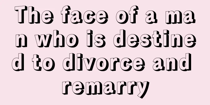 The face of a man who is destined to divorce and remarry