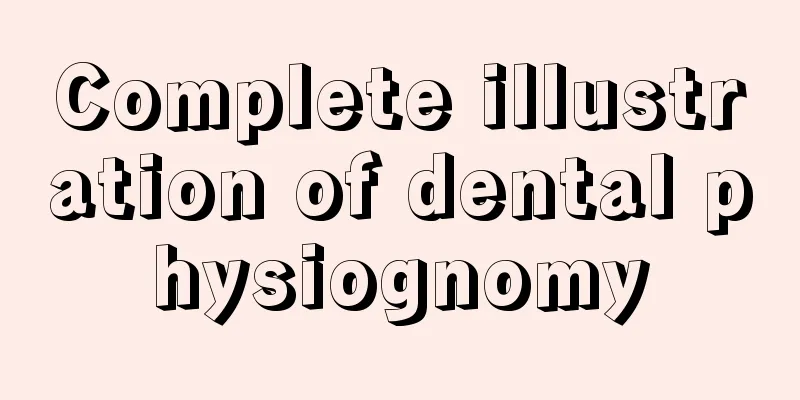 Complete illustration of dental physiognomy