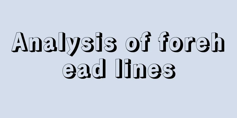 Analysis of forehead lines