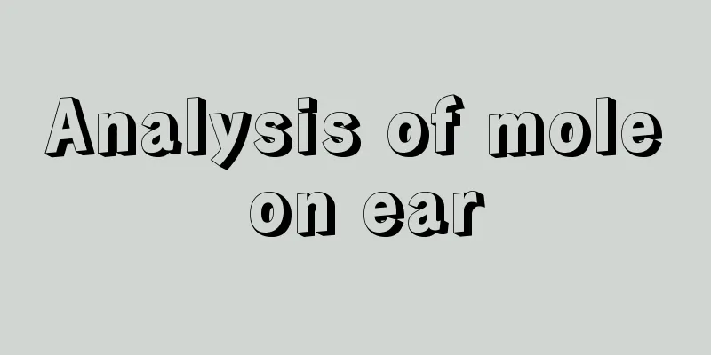 Analysis of mole on ear