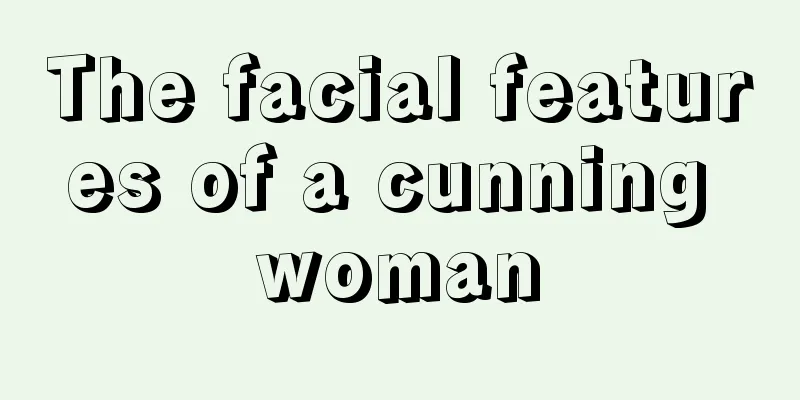 The facial features of a cunning woman