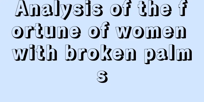 Analysis of the fortune of women with broken palms