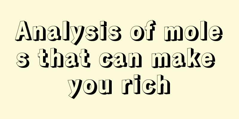 Analysis of moles that can make you rich
