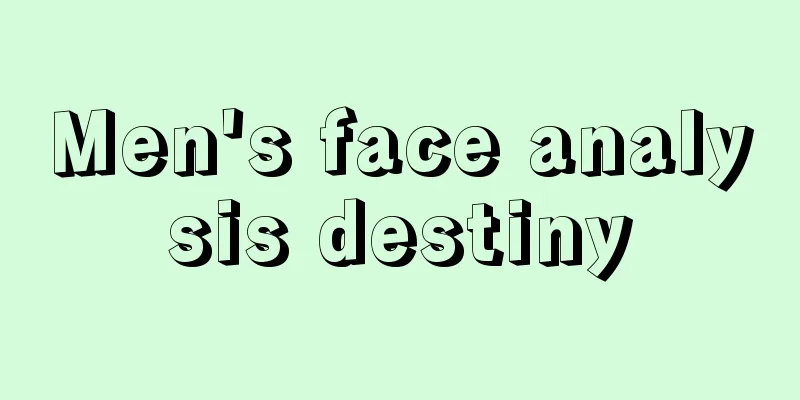 Men's face analysis destiny