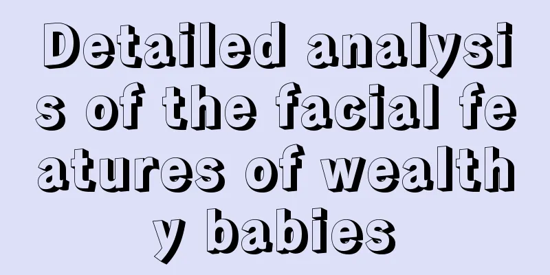 Detailed analysis of the facial features of wealthy babies