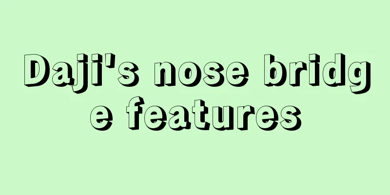 Daji's nose bridge features