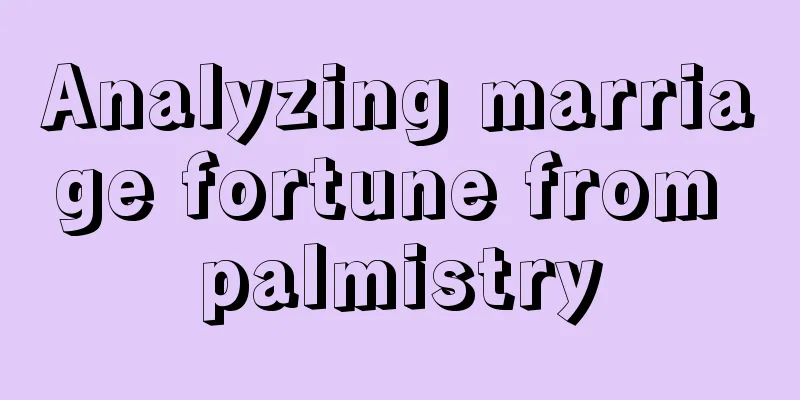 Analyzing marriage fortune from palmistry