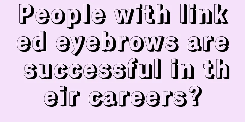 People with linked eyebrows are successful in their careers?